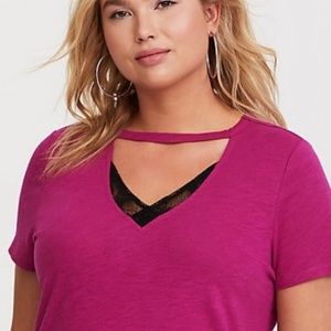Torrid | Choker Neck Tee